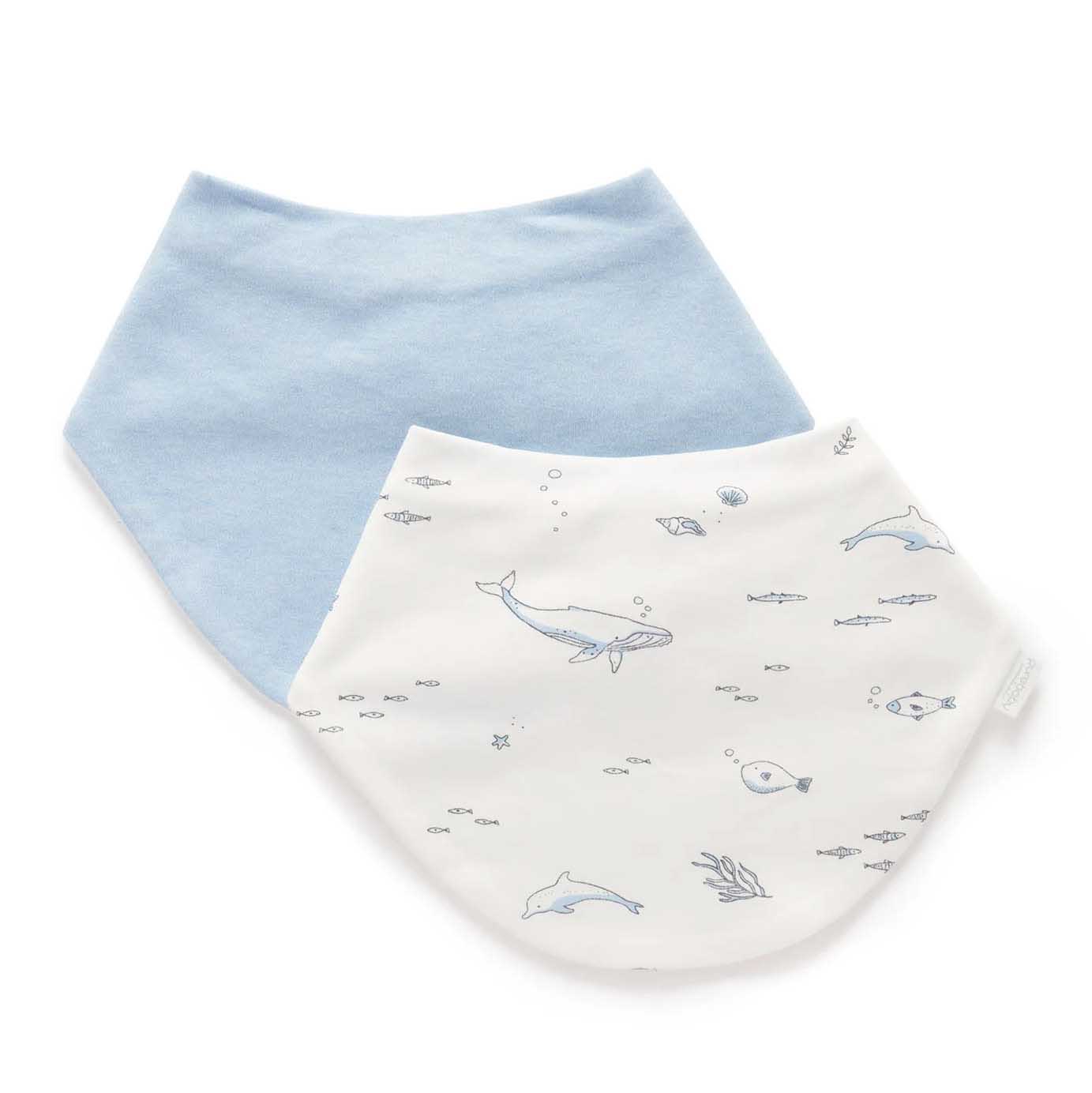 Purebaby 2 Pack Essential Dribble Bib